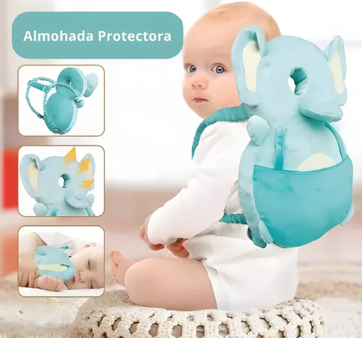 Almohadilla anticaida para bebe azul - additional image 1